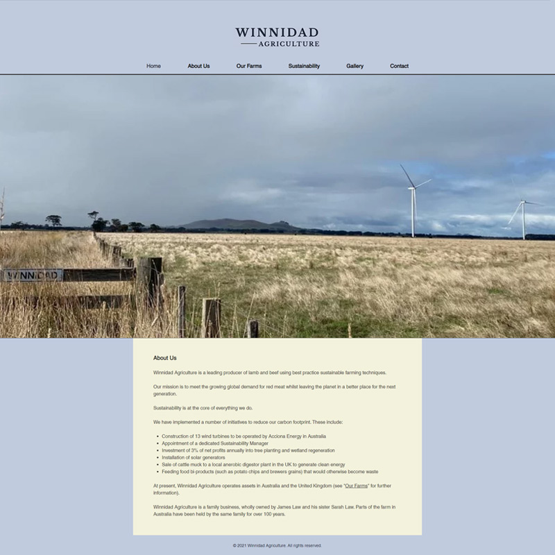 Winnidad Agriculture